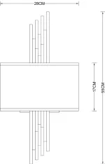 Бра Arte Lamp JULIETTA A5037AP-1CC, 1хE27