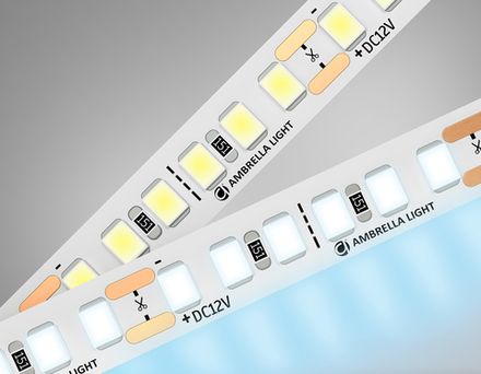 Светодиодная лента GS1313 2835 180Led/ 14.4W m/ 12V IP20 6500K/ 5000*10*1.2mm/ кратность резки 33mm (2 конт.)