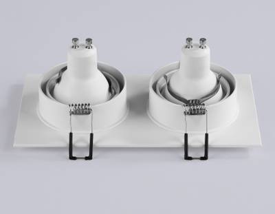 Светильник встраиваемый TN102745/2 WH белый IP20 GU5.3/2 180*95*25