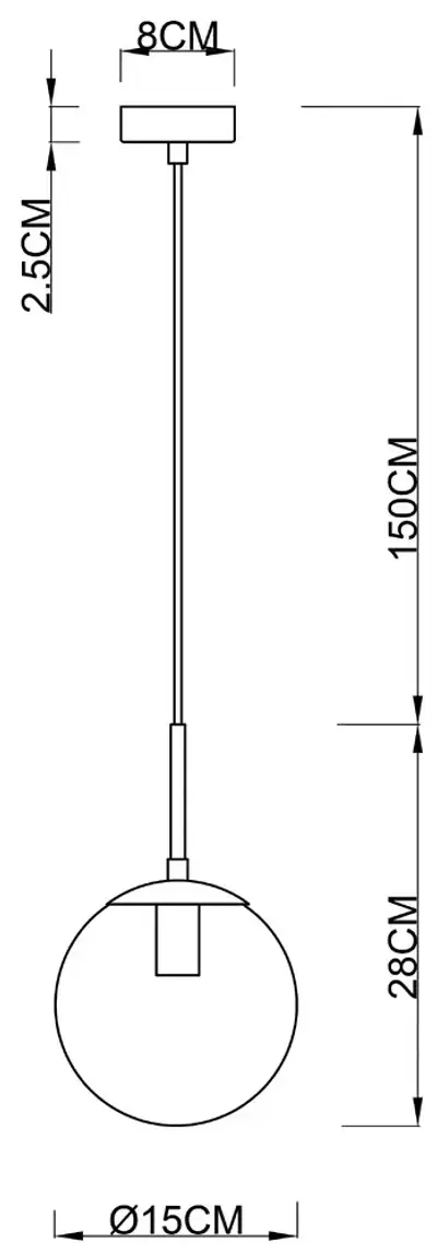 Подвесной светильник Arte Lamp VOLARE A1565SP-1PB, 1хE14