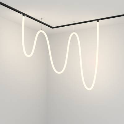 Трековый подвесной светильник Tau Exility 4000K 100Вт 360°, TR101-2-100W4K-B. TM Maytoni