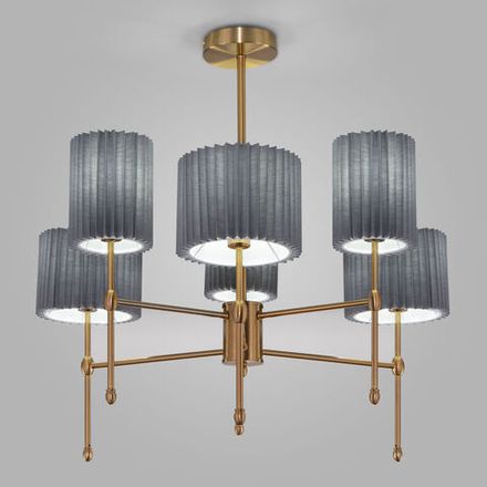 Умный потолочный светильник 60162/6 латунь