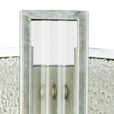 712624 Бра AGAVE 2х40W E14 СЕРЕБРО С ПАТИНОЙ/ПРОЗРАЧНЫЙ Lightstar