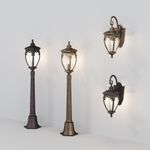 Настенный светильник (бра) Fleur E27х1, IP44, O414WL-01BZ. TM Maytoni