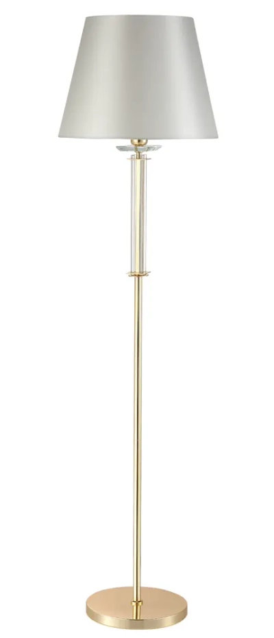 Торшер Crystal Lux NICOLAS PT1 GOLD/WHITE 3401/601