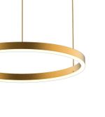 08212,33P(3000K) Подвес Тор матовое золото d40 h150 Led 24W (3000K) 2 типа крепления