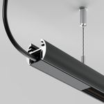 Шинопровод 3м подвесной круглый Basity, черный, TRX172-R-113B. TM Maytoni