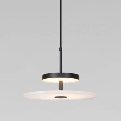 Светодиодный подвесной светильник с мраморным рассеивателем 40342 LED черный