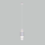 Подвесной светодиодный светильник 50204/1 LED белый/матовое серебро, LED