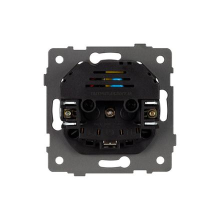 Механизм розетки с USB зарядкой SCT-MUAC-PL-GR-V (250V, 16A) (Arlight, -)