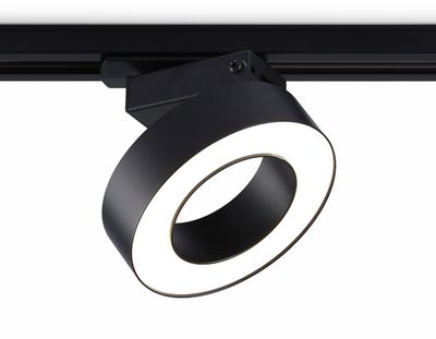 Светильник светодиодный трековый GL6868 BK черный LED 15W 4200K D115*80