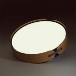 7721/65L AVRA LED SN 36 Светильник металл/пластик/белый/черный/дерево LED 65Вт 3000-6000K D450 IP20 пульт ДУ CORAGGIO