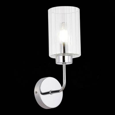 SLE1127-101-01 Бра Хром/Прозрачный E14 1*40W