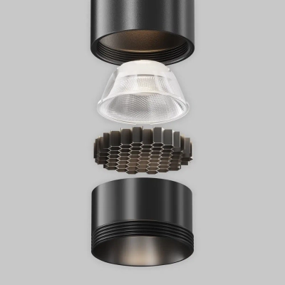 Трековый светильник Фокус / Focus Led Exility X 4000K 7Вт 36°, TR245-7W4K-B. TM Maytoni
