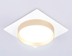 Светильник встраиваемый TN5230 WH/GD белый/золото GX53 max 12W 110*110*35