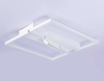 Потолочный светодиодный светильник FL51465/1+1 WH белый 85W 3000K-6400K+4200K 600*600*110 (ПДУ РАДИО 2.4G)