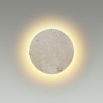 6625/5WL HIGHTECH ODL24 225 бежевый/металл/травертин Настенный светильник IP20 LED 6W 3000K 220V TRAVERTINO