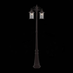 SL080.425.02 Светильник уличный наземный ST-Luce Темный кофе/Прозрачный, Темный кофе E27 2*100W