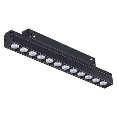 358418 SHINO NT20 077 черн Трековый светильник для низков. шинопровода IP20 LED 4000K 12W 48V FLUM