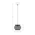 Подвесной светильник Arte Lamp GRID A7069SP-1BK, 1хE27