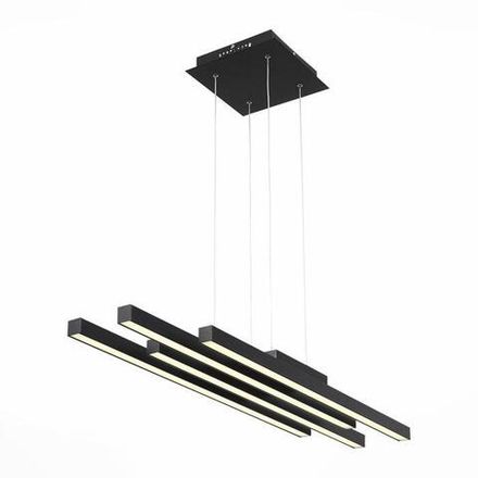 SL933.403.04 Люстра подвесная ST-Luce Черный/Белый,Черный LED 1*38W 3000K/4000K/6000K