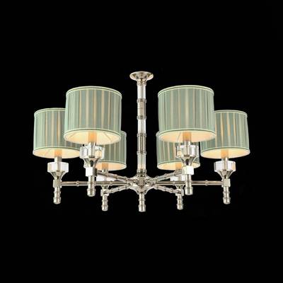 SL1121.103.06 Люстра подвесная ST-Luce Никель/Оливковый E14 6*40W