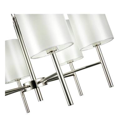 SLE107303-06 Светильник подвесной Никель/Белый E14 6*40W