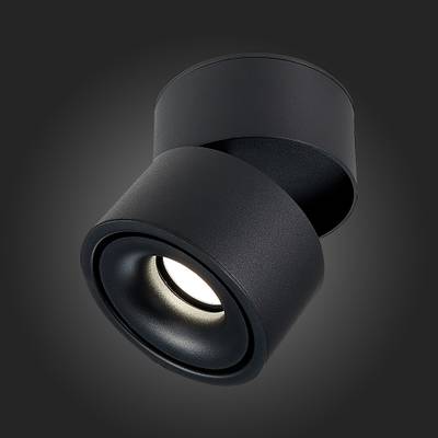 ST652.432.12 Светильник потолочный Черный LED 1*12W 3000K 1 000Lm Ra&gt;90 36° IP20 D100xH105 170-240VV