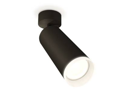 Комплект поворотного светильника XM6343010 SBK/FR черный песок/белый матовый MR16 GU5.3 (A2210, C6343, N6246)