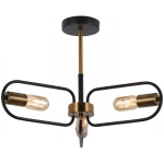 IL8253-3COU-79 BK GD светильник потолочный ILLUMICO, E27х3