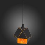 SL258.403.01 Светильник подвесной ST-Luce Черный/Черный, Золото E14 1*40W