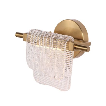 SL6021.201.06 Светильник настенный ST-Luce золотистый/прозрачный LED 1*6W 4000K