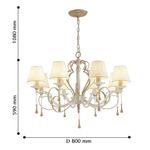Подвесная люстра Silena 2635-8P. ТМ Favourite