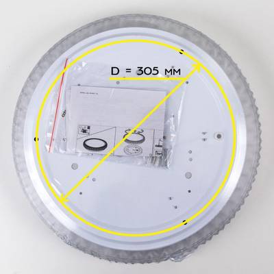 Citilux Кристалино Слим CL715R360 LED Люстра с диммером Прозрачная