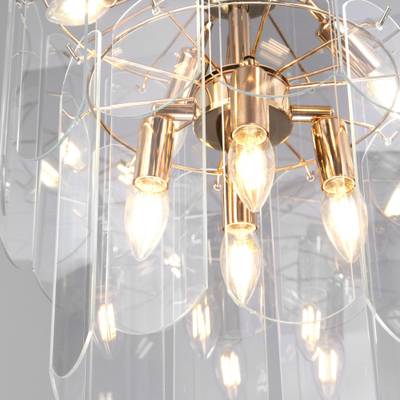 Умная подвесная люстра со стеклянными плафонами 60170/8