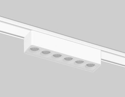 Светильник светодиодный трековый для шинопровода Magnetic Ultra Slim GV1401 WH белый IP20 6W 4200K 48V 24° 122*26*24