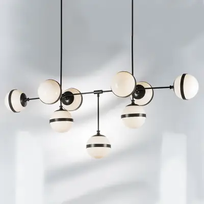 813197 Люстра GLOBO 9х40W E14 umber/white Lightstar