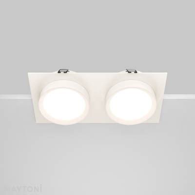 Встраиваемый светильник Hoop GX53х2, DL086-02-GX53-SQ-W. TM Maytoni