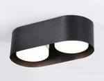 Светильник накладной TN70821/2 BK черный GX53/2 max 12W 200*100*60