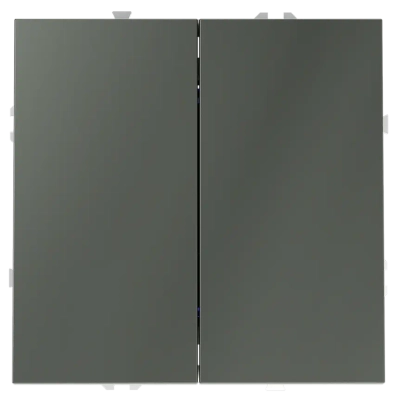 VLS020506 Перекрестный переключатель встраиваемый VOLTUM S70 двухклавишный 10А, (титан). (ТМ Maytoni)