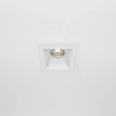 Встраиваемый светильник Альфа / Alfa LED 10 Вт 4000 К 36°, DL043-01-10W4K-SQ-W. TM Maytoni