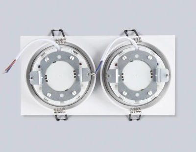 Светильник встраиваемый TN51826/2 WH белый GX53/2 max 15W 215*110*39