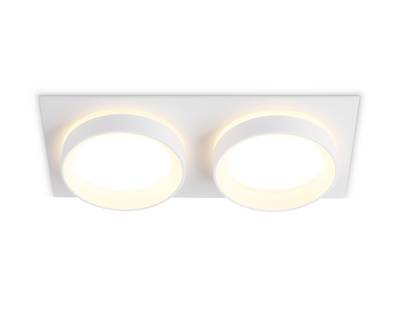 Светильник встраиваемый TN6711/2 WH белый IP44 GX53/2 max 15W 210*105*45