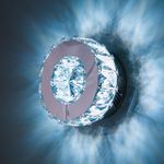 Eletto Olimpia EL330W12.1 LED Бра хрустальное Хром