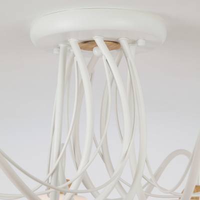 Люстра с плафонами из матового стекла 70062/8 белый