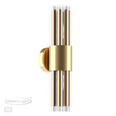 4786/2W HALL ODL21 670 золото/металл/стекло Бра E14 2*40W VIKETA