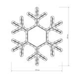 Фигура ARD-SNOWFLAKE-M7-450x375-108LED Warm (230V, 6.5W) (Ardecoled, IP65)