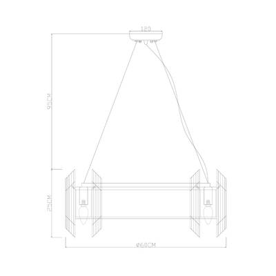 Подвесная люстра Arte Lamp JASTIN A2848SP-8GO, 8хE14