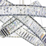 Citilux Чезаре CL338381 LED Люстра хрустальная с пультом Хром