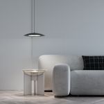 Подвесной светильник с металлическим плафоном 90328/1 черный, LED